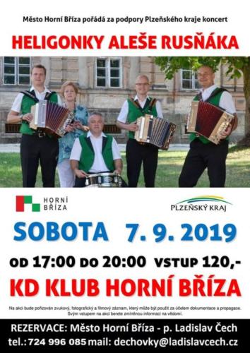 Heligonky Aleše Rusňáka - Horní Bříza 07.09.2019